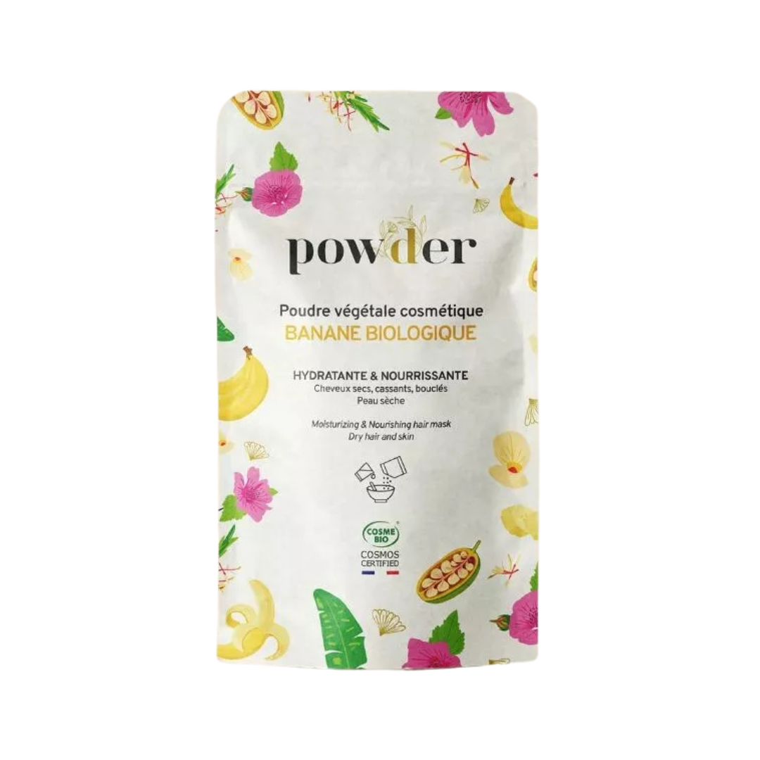 Poudre de Banane pour Cheveux BIO
