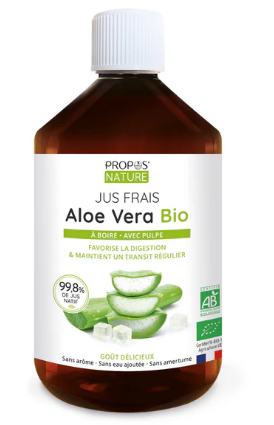 Jus d’Aloe Vera à Boire Bio