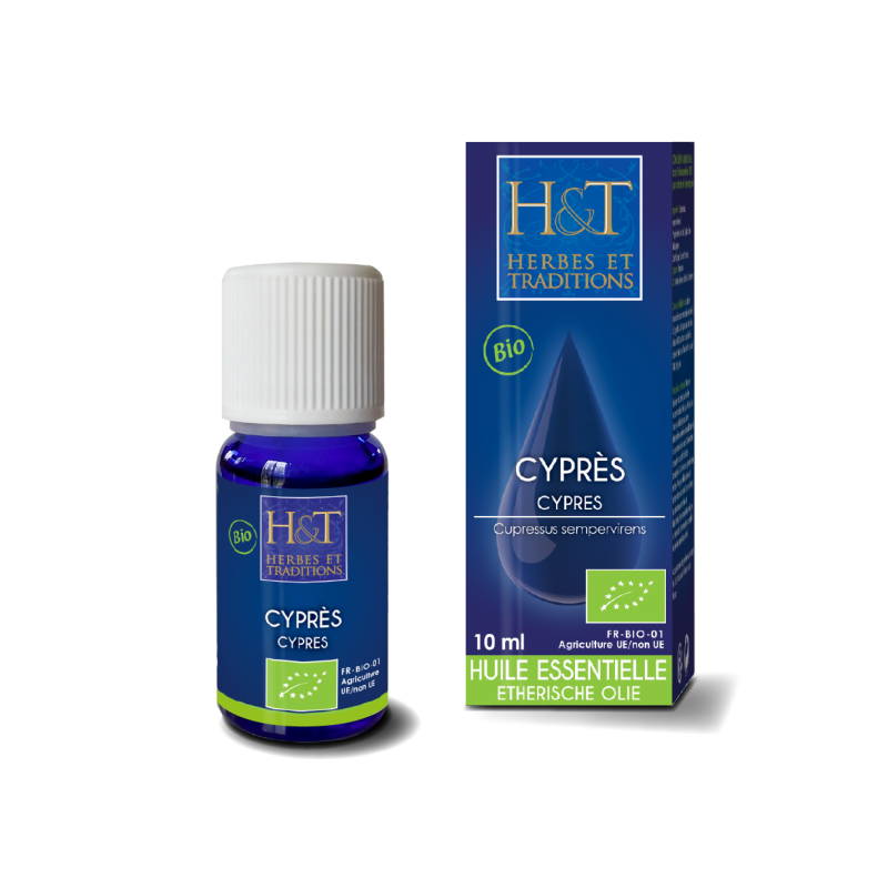 Huile Essentielle Cyprès Provence (cupressus sempervirens) Bio - Flacon 10 ml