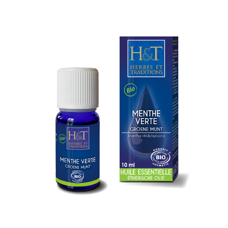 Huile Essentielle Menthe verte (Mentha spicata) BIO - 10 ml
